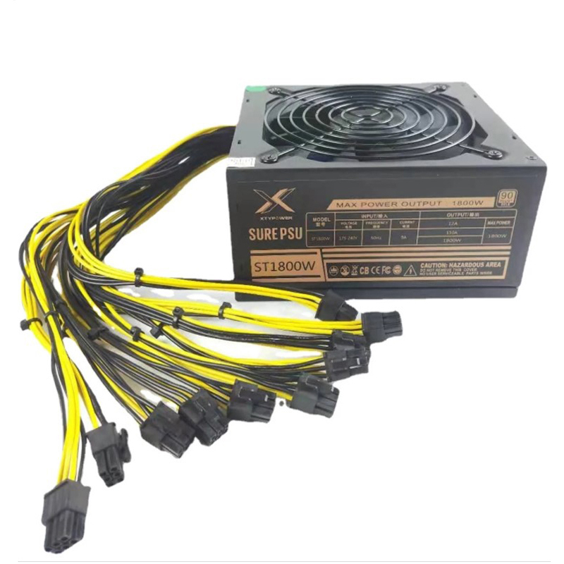 超靜音1800W ATX_效率90+靜音電源_彼特幣挖礦用電源