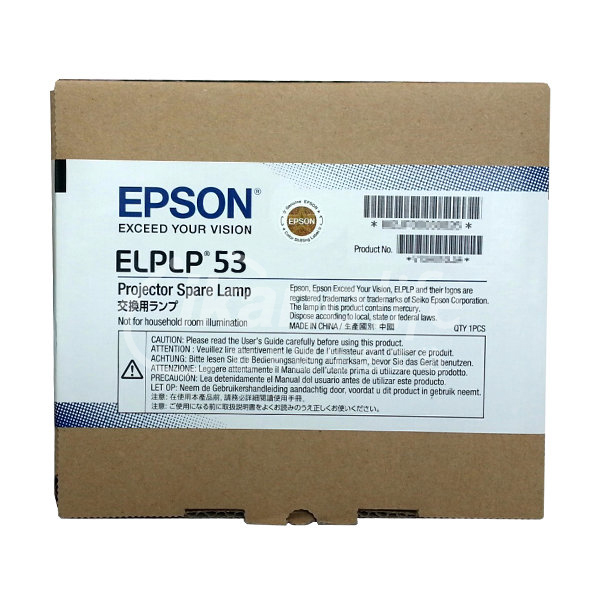 EPSON-原廠原封包廠投影機燈泡ELPLP53 / 適用機型EB-1910